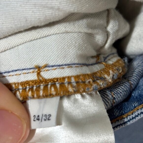 Acne Studio Jeans Womens 24 Row Carter Medium Wash Denim - Picture 4 of 6